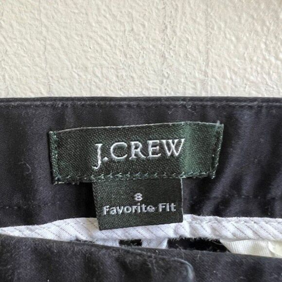 J. Crew favorite cut black capri cropped pants 8 - Picture 3 of 3